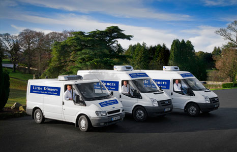 We manage everything, our fleet of refrigerated vans deliver the meals straight to your door.